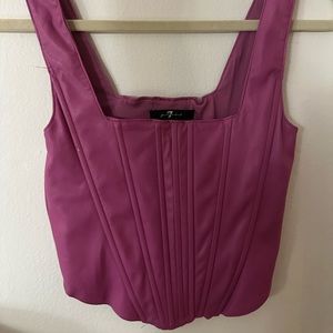 7 For All Mankind bustier top